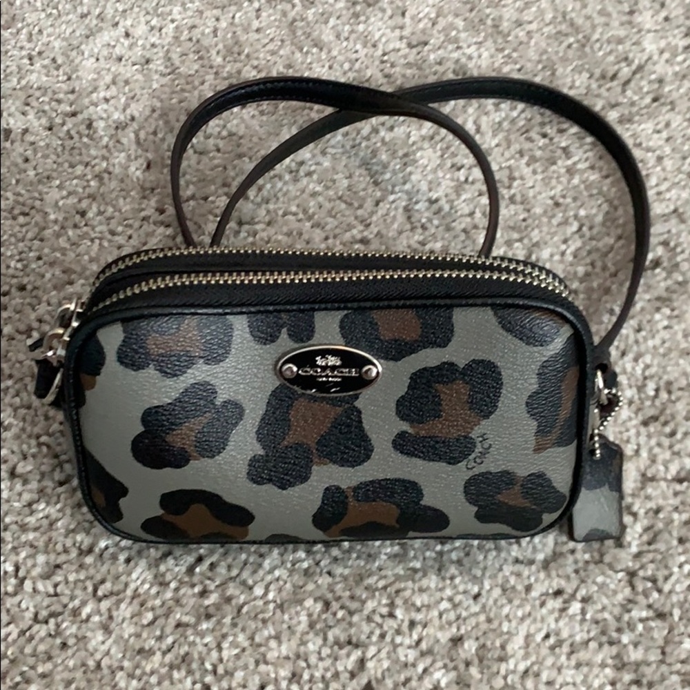 Coach Ocelot/Leopard Crossbody